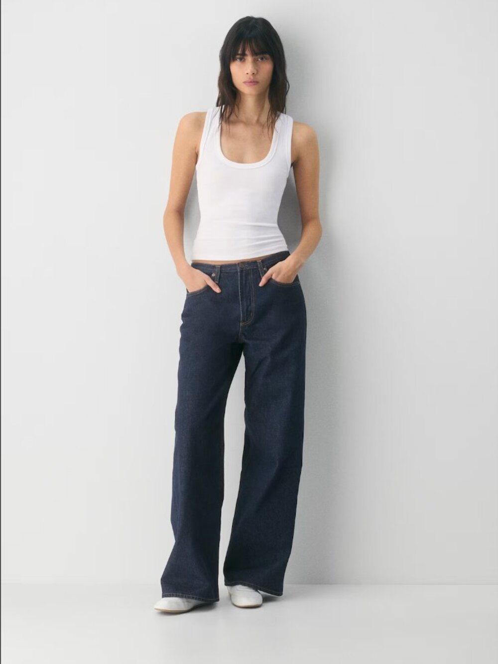 NWT AGOLDE Keira Low Rise Wide Leg Jeans Size 24
